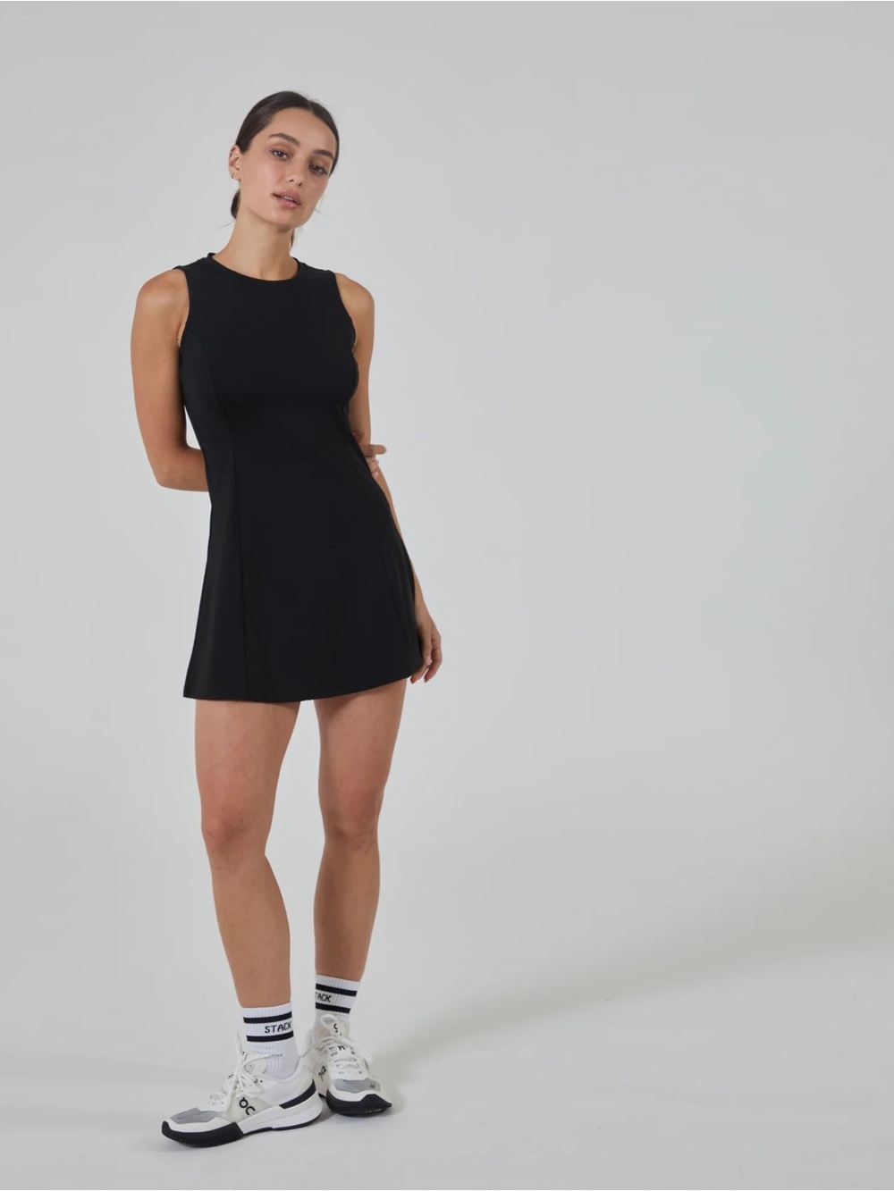 Stack Athletics Black Tennis Dress